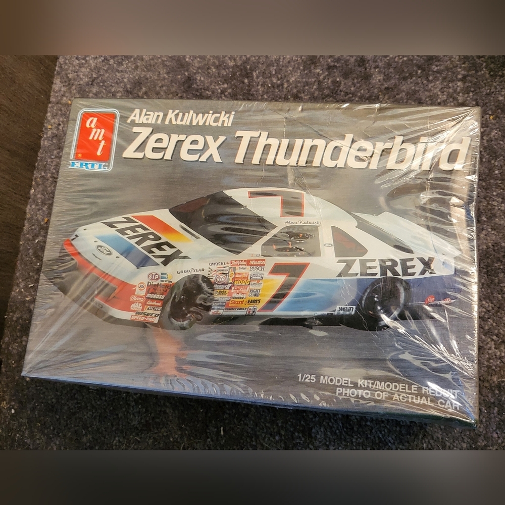 VTG AMT ERTL Zerex Alen Kulwicki Thunderbird Model Kit Vintage